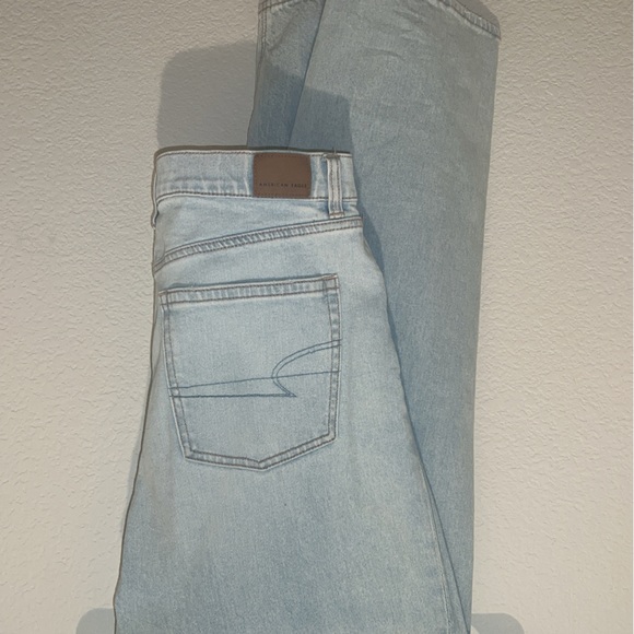 American Eagle Strigid Crossover Baggy Straight Jean (High Rise) Size:12 - Picture 3 of 7